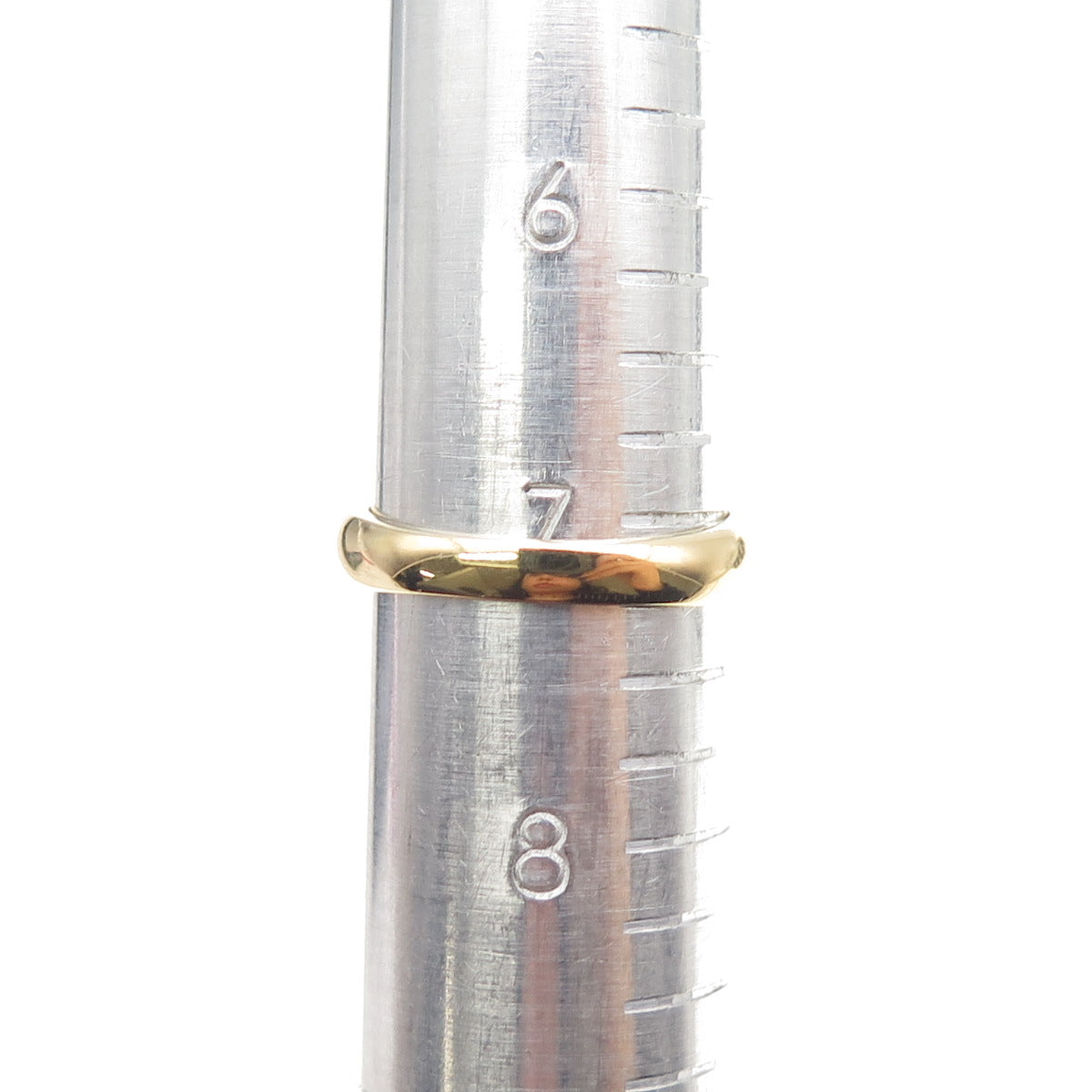 925 Sterling Silver Gold Plated Real Round-Cut Diamond & Ruby Ring Size 7.25