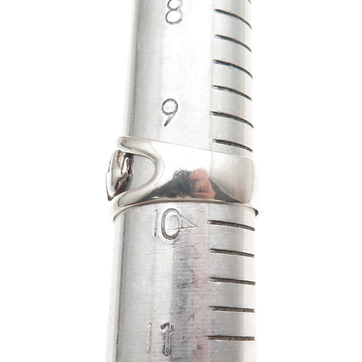 925 Sterling Silver Vintage Elephant Family Oxidized Ring Size 9.75