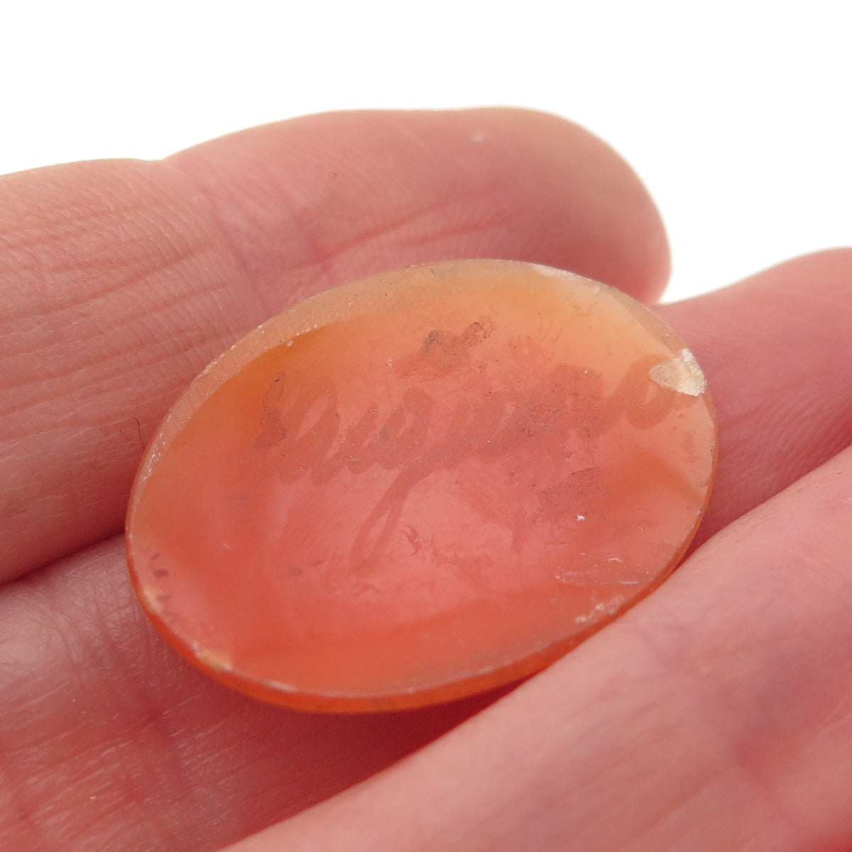 Antique Art Deco Real Carved Mother-of-Pearl Muses Cameo