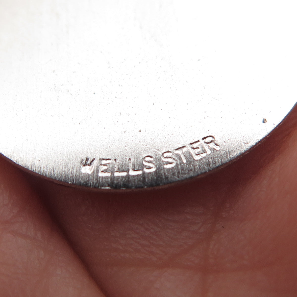 WELLS 925 Sterling Silver Vintage Happy Birthday Charm Pendant