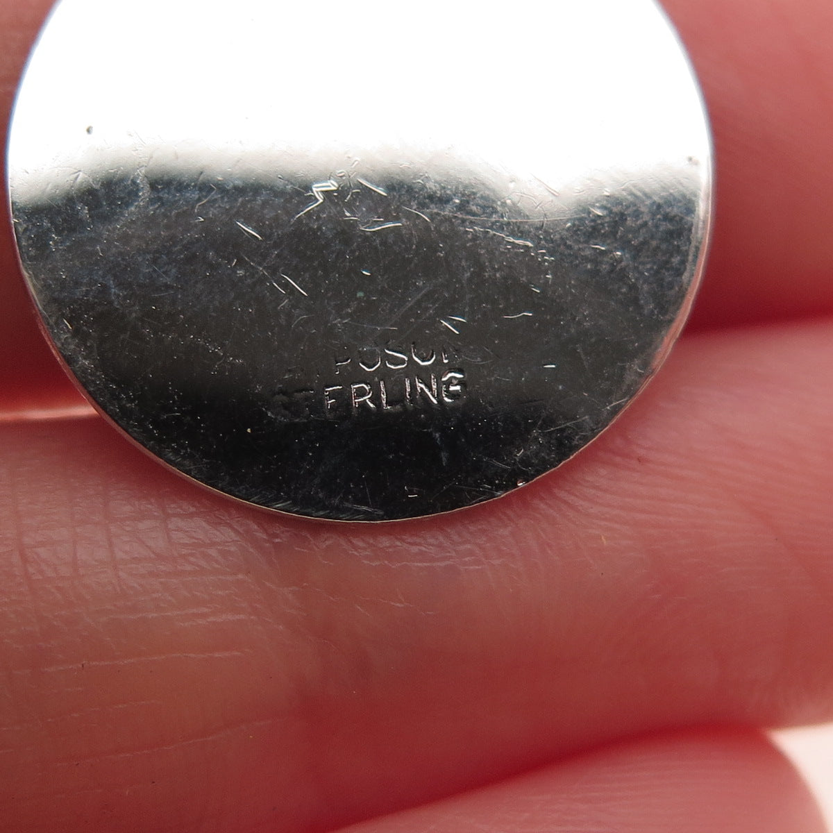 JAY POSON 925 Sterling Silver Vintage A Date To Remember Charm Pendant