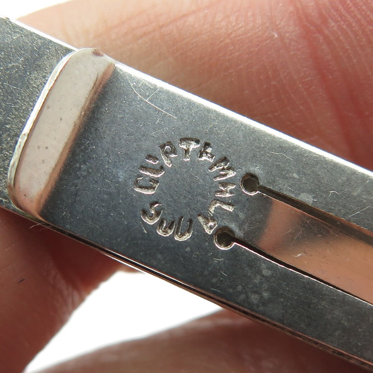 900 Silver Vintage Guatemala Phoenix Bird Tie Clip