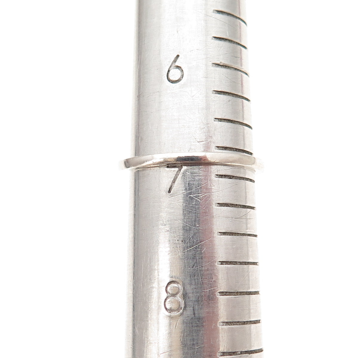 925 Sterling Silver Round-Cut C Z Bypass Ring Size 7