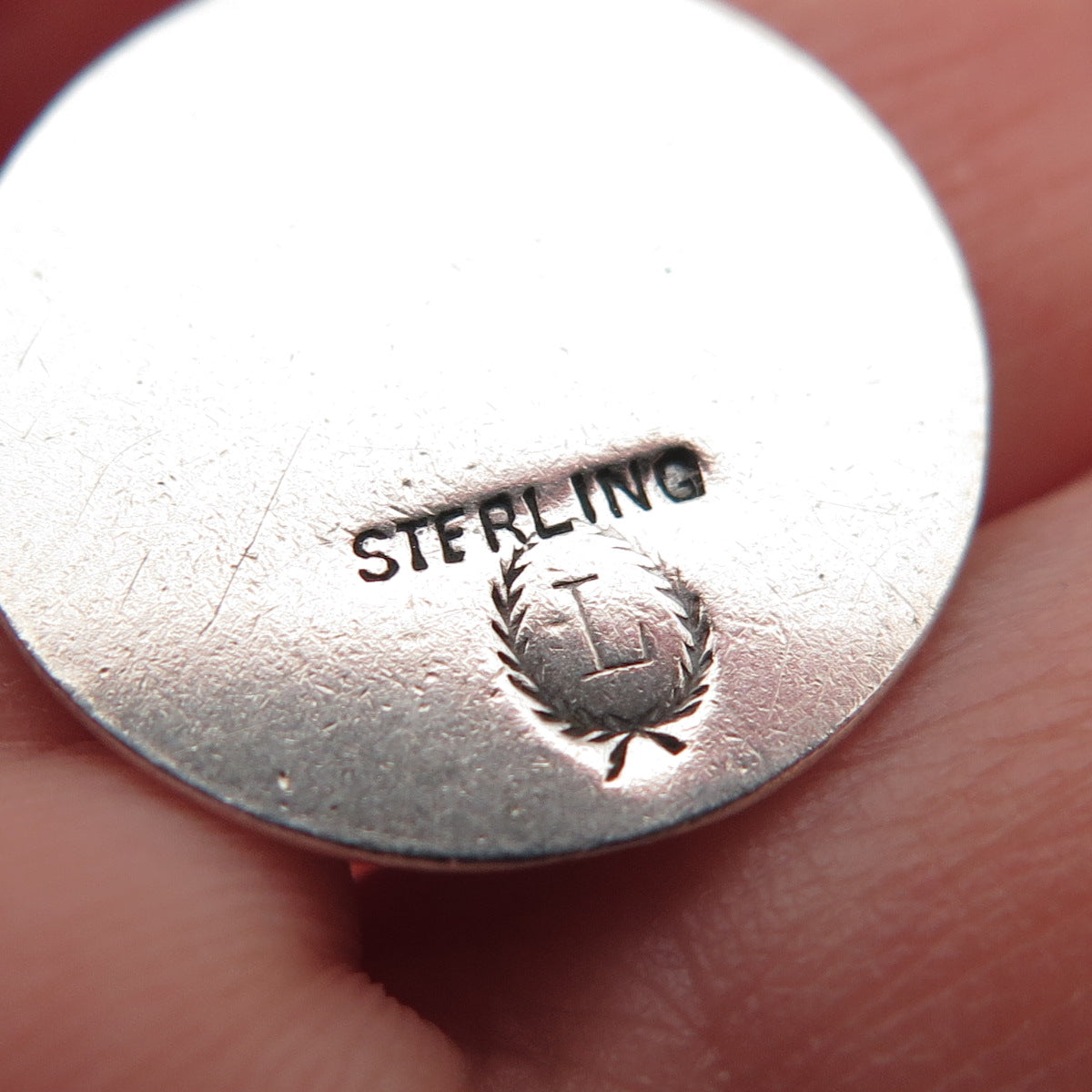 Lewis Bros. Sterling Silver Vintage Zeus Greek God Oxidized Mini Charm Pendant