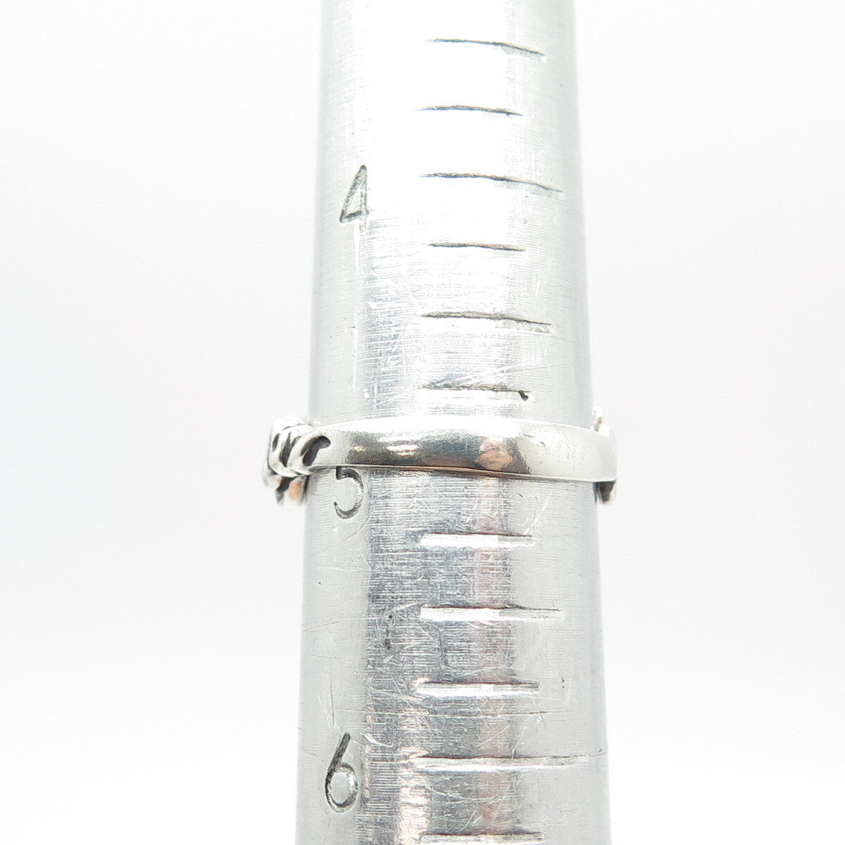 925 Sterling Silver Vintage Friendly Dolphin Ring Size 5