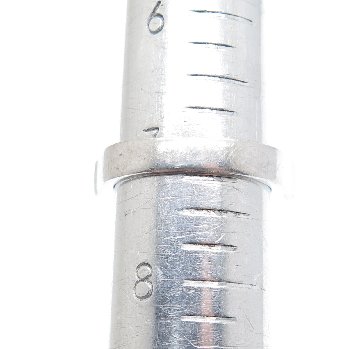 SETA 925 Sterling Silver Blue & White C Z Crisscross Ring Size 7.25