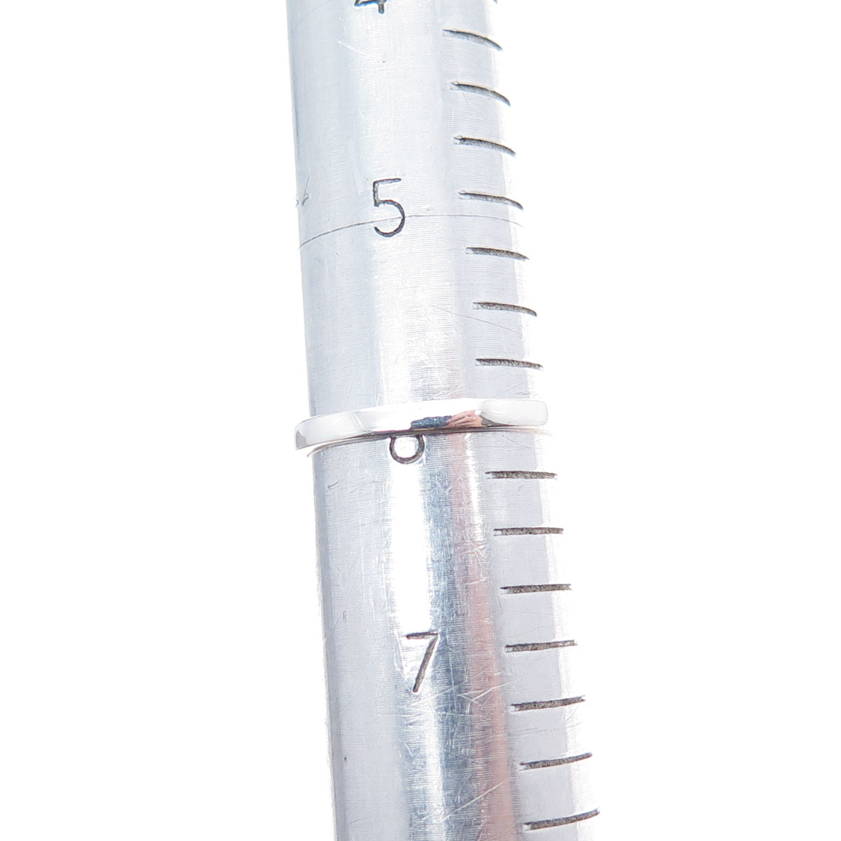 RJ GRAZIANO 925 Sterling Silver Vintage Round-Cut C Z Bypass Ring Size 6