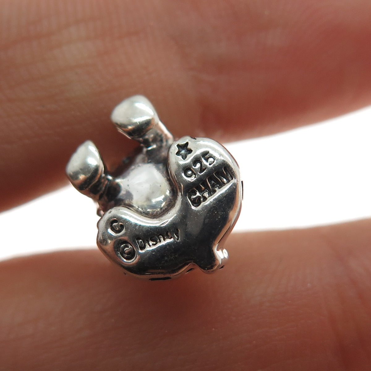 CHAMILIA & DISNEY 925 Sterling Silver Lucky The Dalmatian Slide Bead Charm