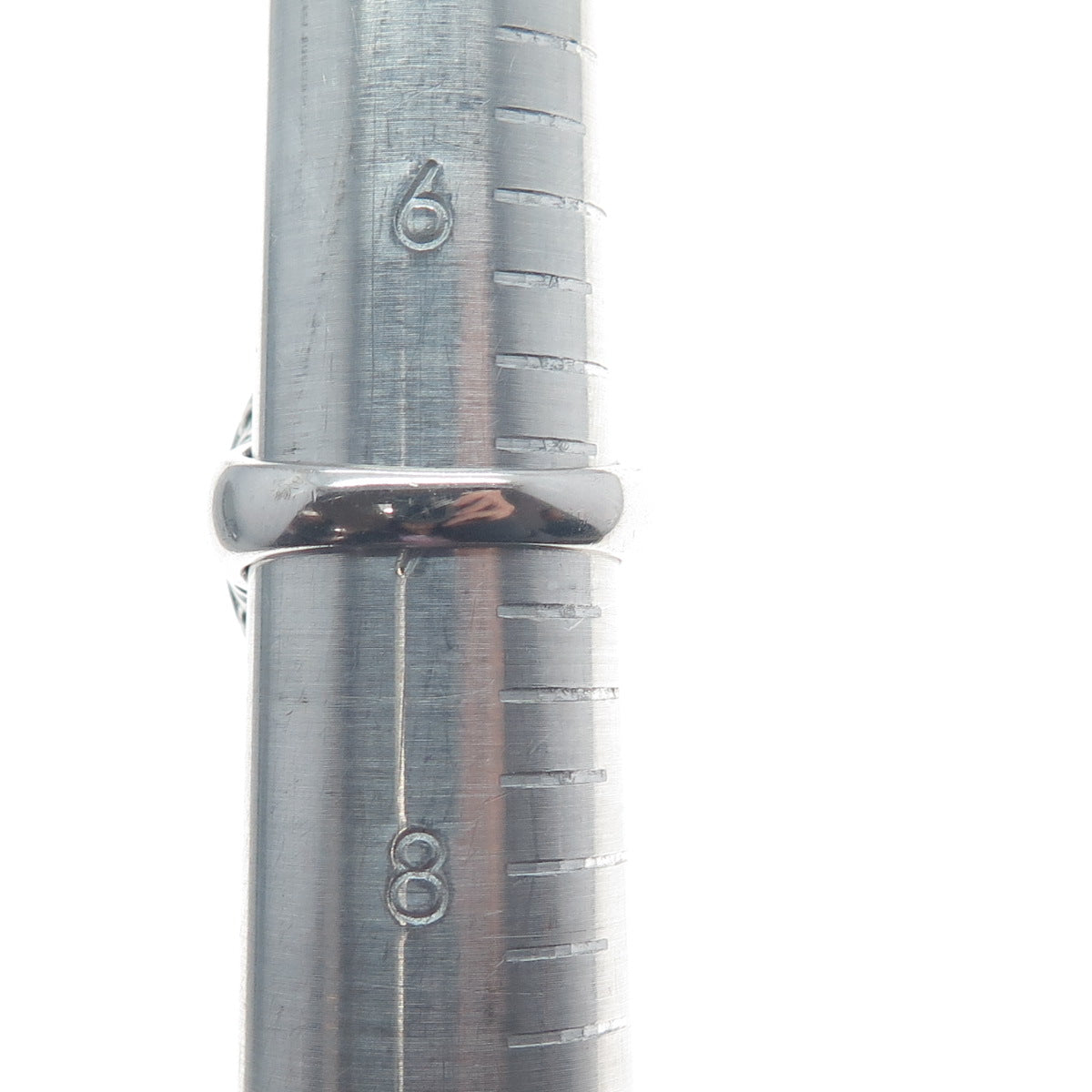 925 Sterling Silver Real Black Spinel Gem Cluster Marquise Dome Ring Size 7