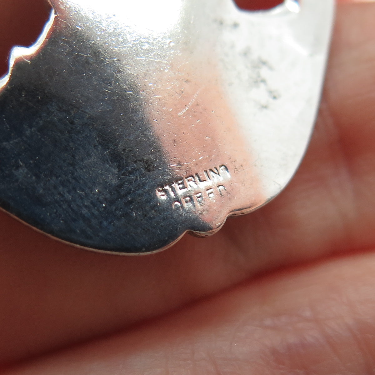 CREED Sterling Silver Antique Art Deco St. Christopher Religious Charm Pendant