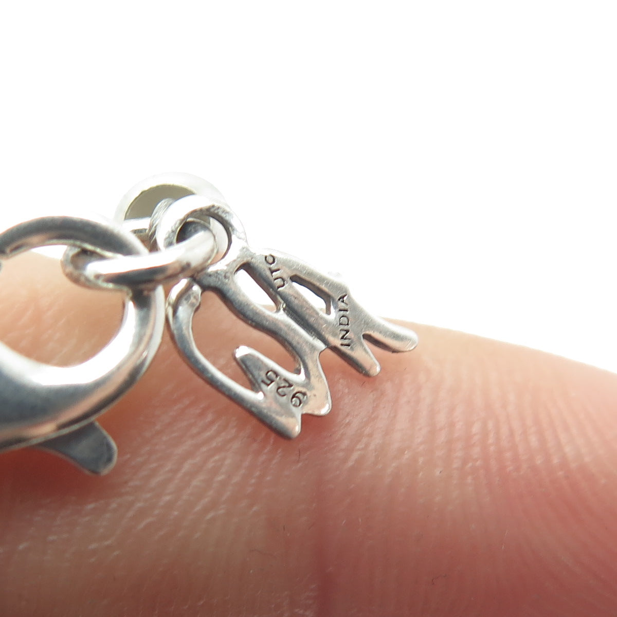 AMERICAN WEST 925 Sterling Silver Vintage Southwestern Beaded Chain Necklace 24"