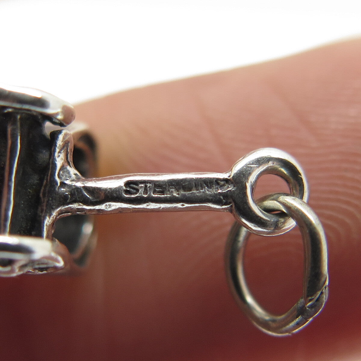 925 Sterling Silver Vintage Covered Wagon 3D Charm Pendant
