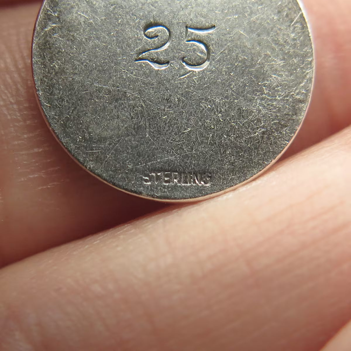 925 Sterling Silver Vintage "Aleme Flamman High School" Charm Pendant
