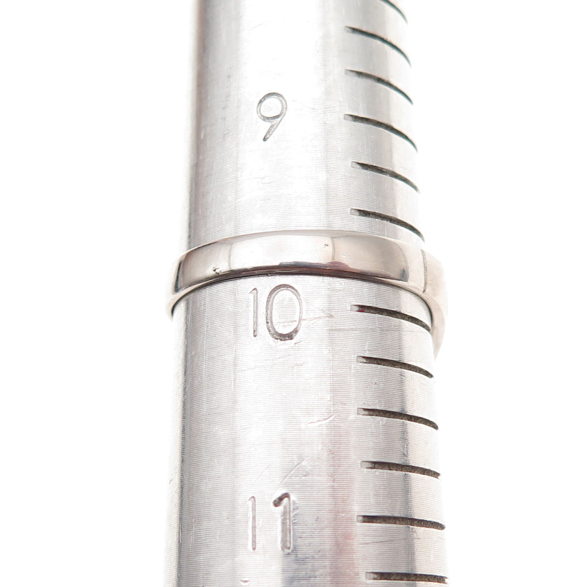 Dason 925 Sterling Silver Vintage Real Diamond & Cat's Eye Ring Size 10