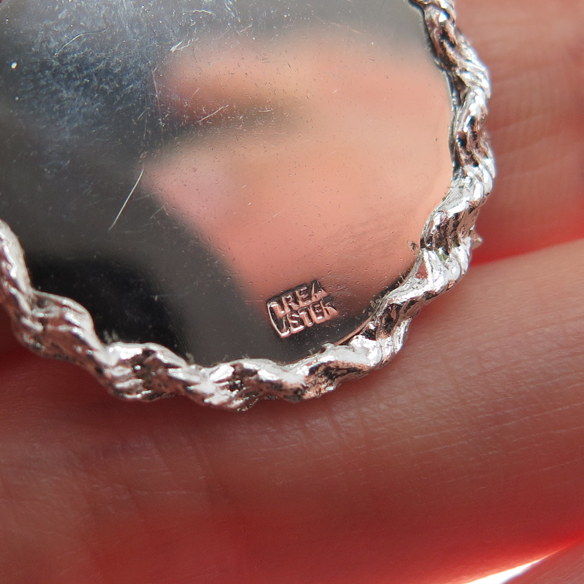 CREA 925 Sterling Silver Vintage Bermuda Coat of Arms Charm Pendant