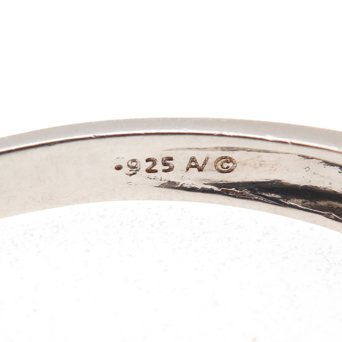 ALWAND VAHAN 925 Sterling Vintage Real Garnet Citrine Quartz Bangle Bracelet 7"