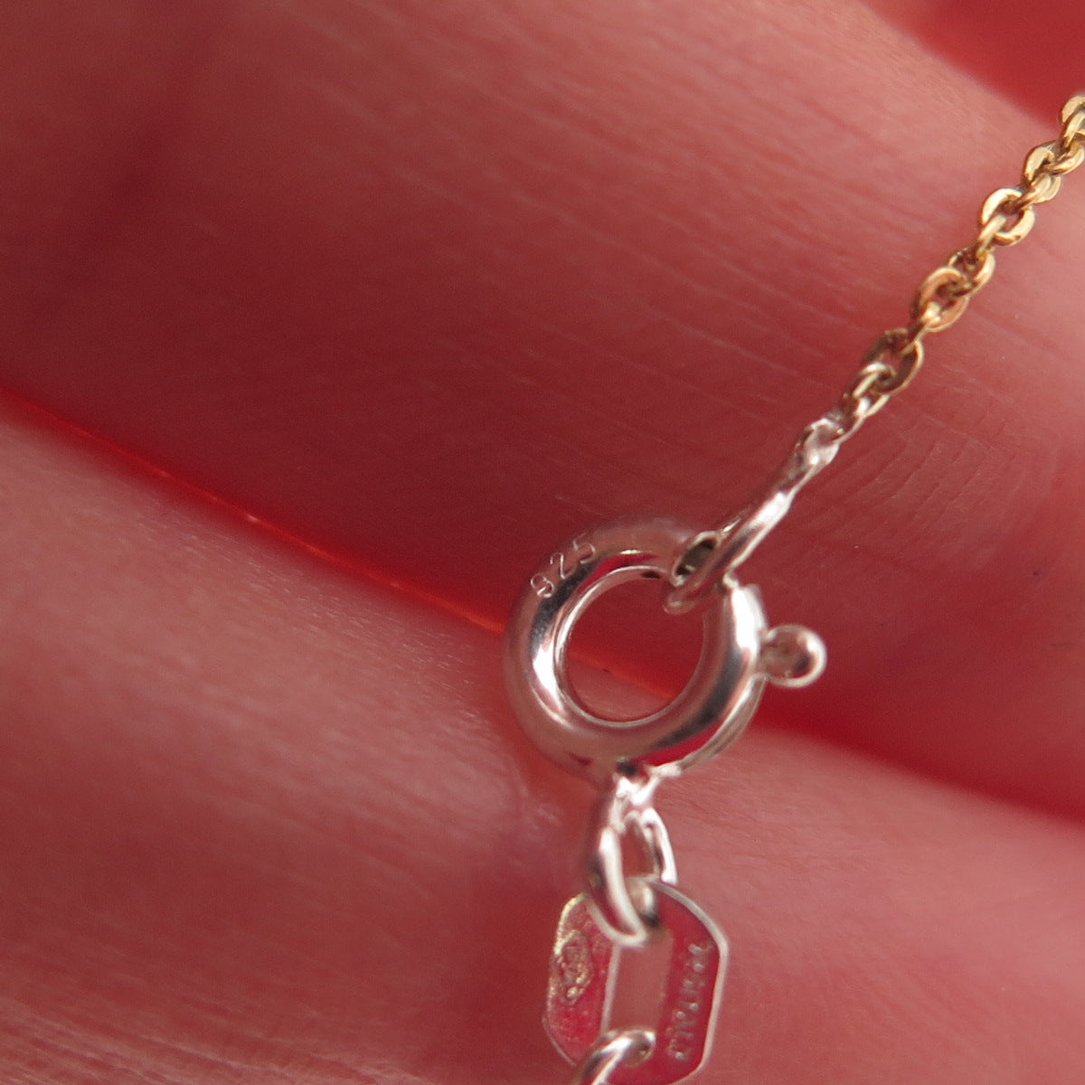 925 Sterling Gold Plated Italy Diamond-Cut Ball By The Yard Link Bracelet 7.25"