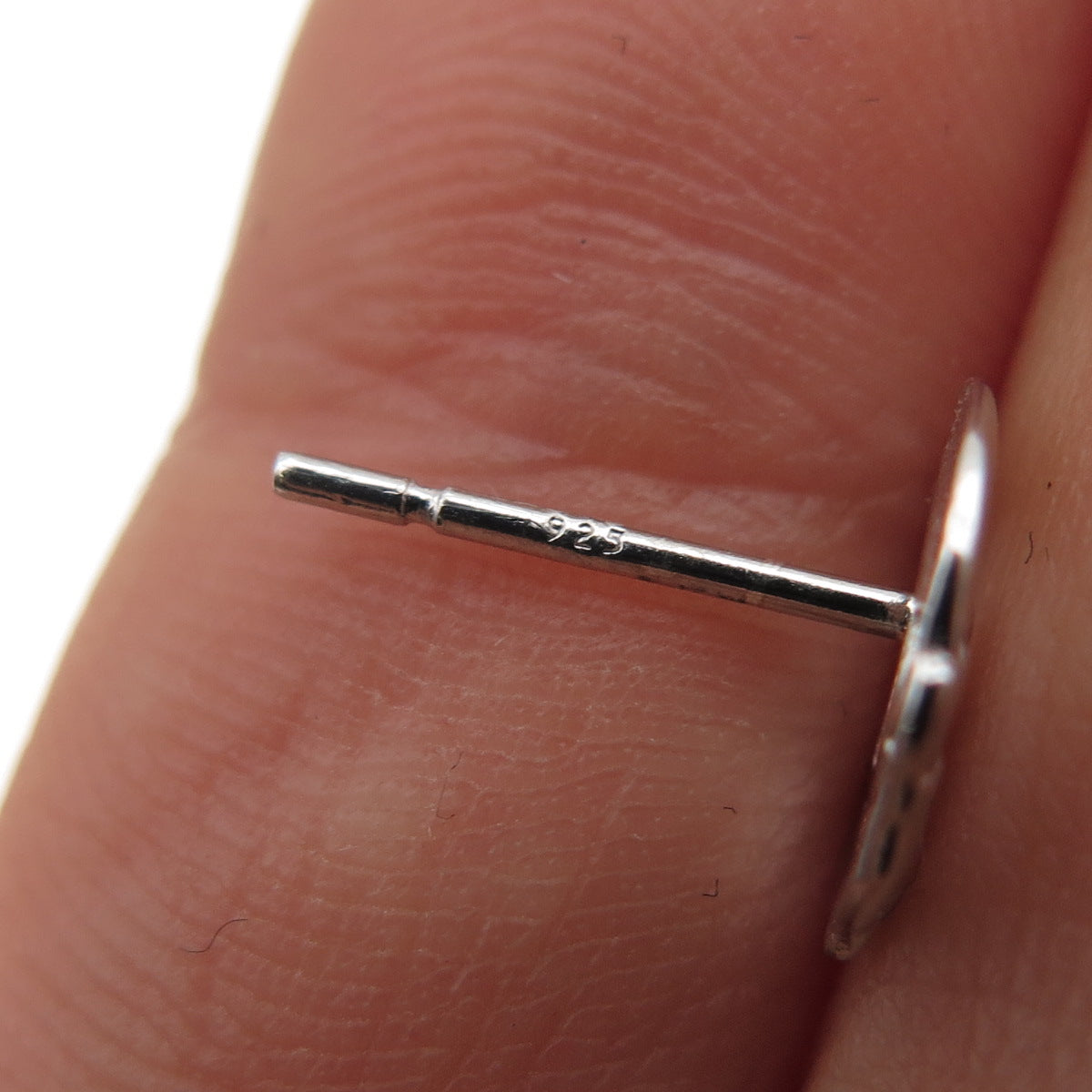 925 Sterling Silver Irish Claddagh Stud Earrings