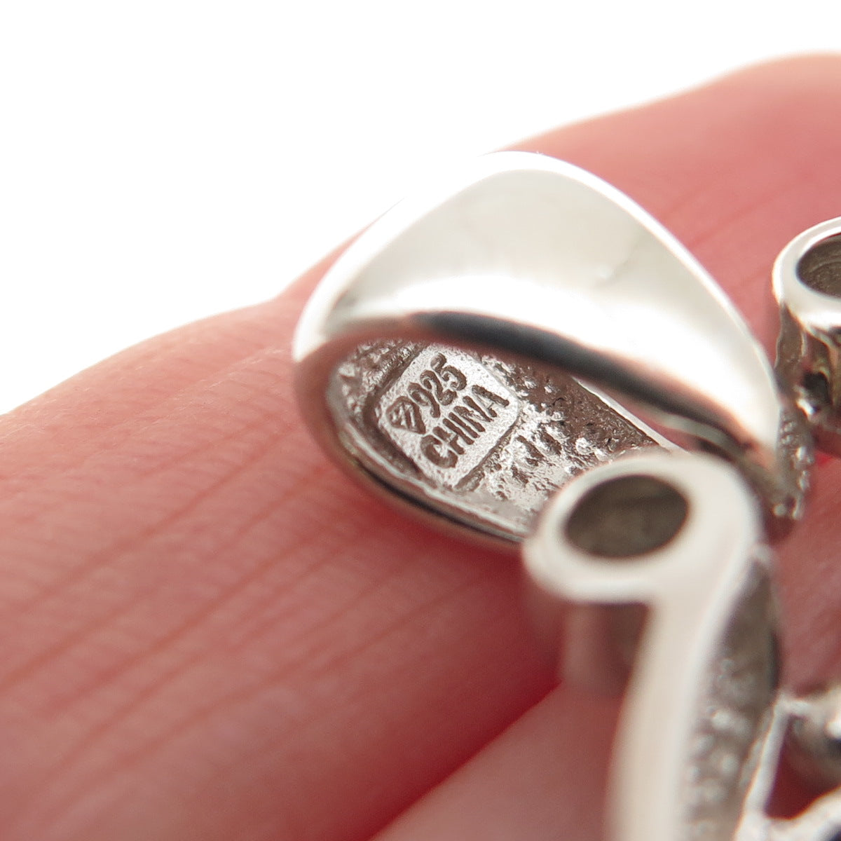 925 Sterling Vintage Real Blue Topaz Peridot Amethyst Citrine Red Garnet Pendant