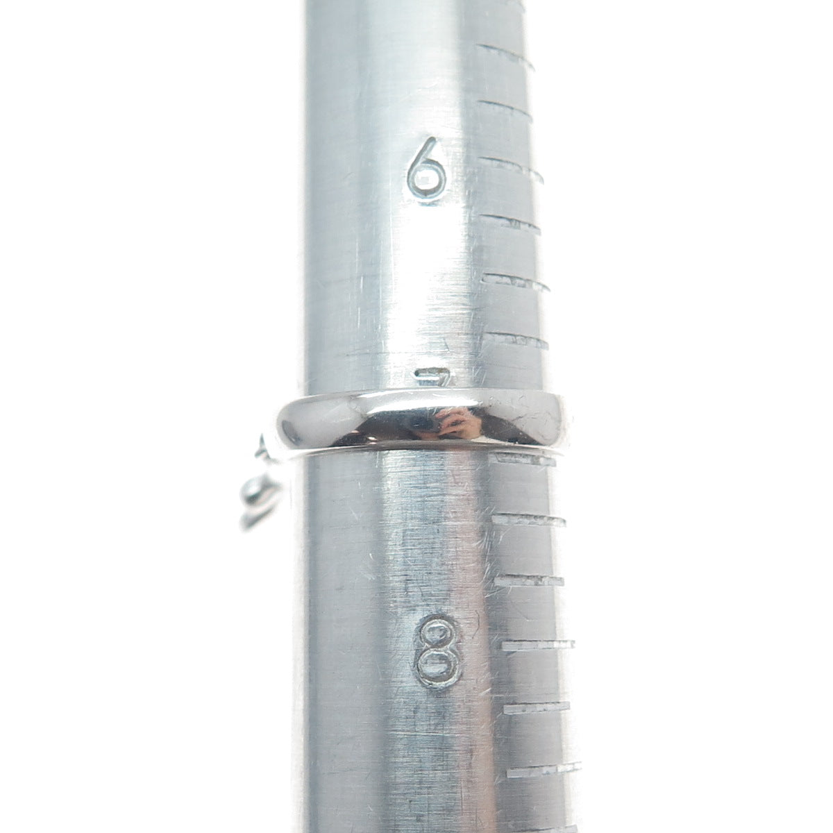 925 Sterling Silver Round-Cut C Z Dragonfly Dangle Charm Ring Size 7.25