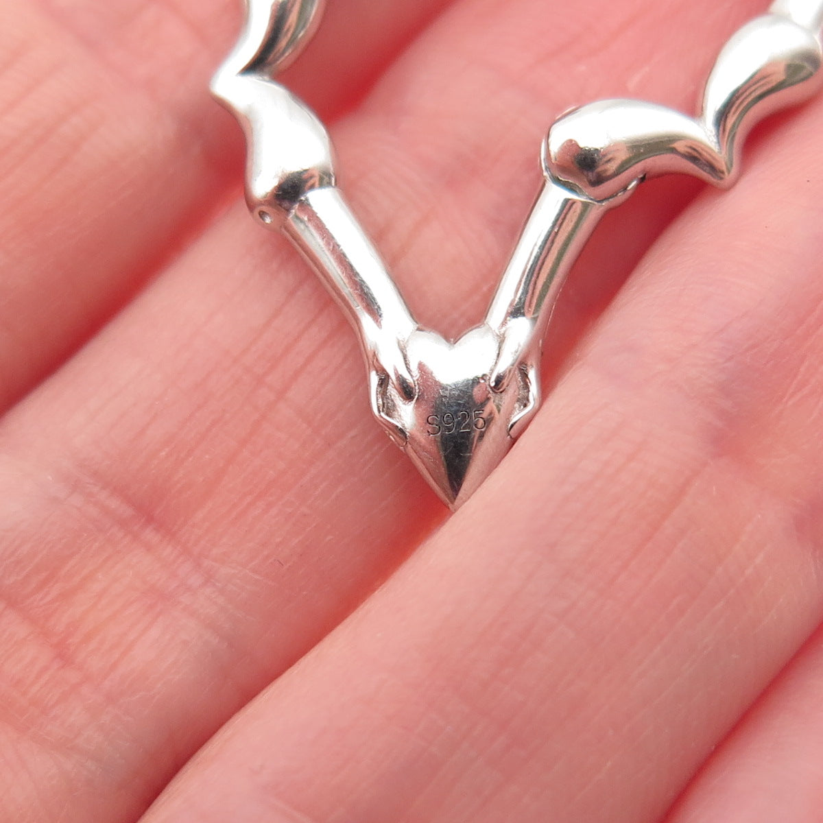 Hard Jewelry 925 Sterling Silver Chain of Addiction Necklace 16"