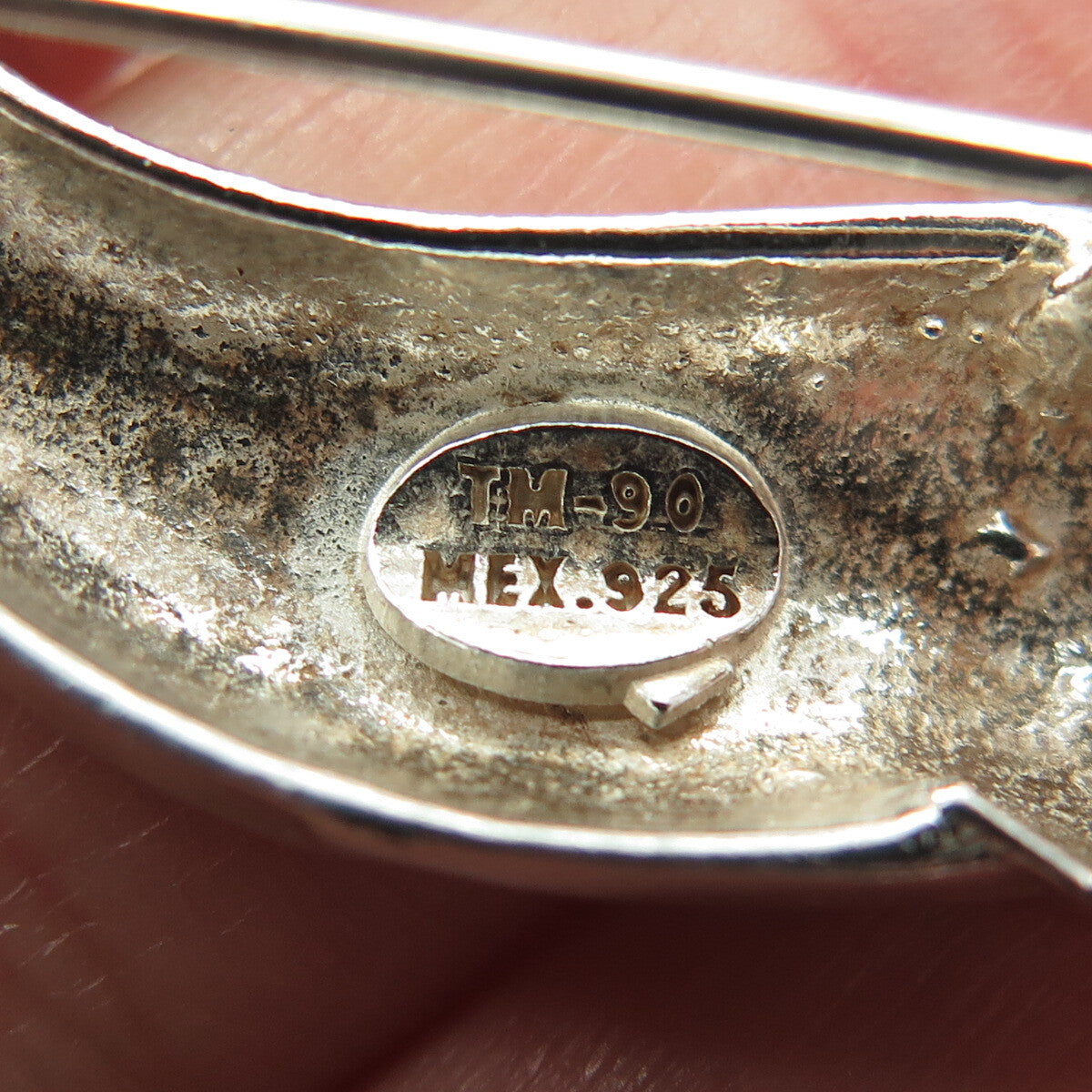 925 Sterling Silver Vintage Mexico Jaguar Pin Brooch