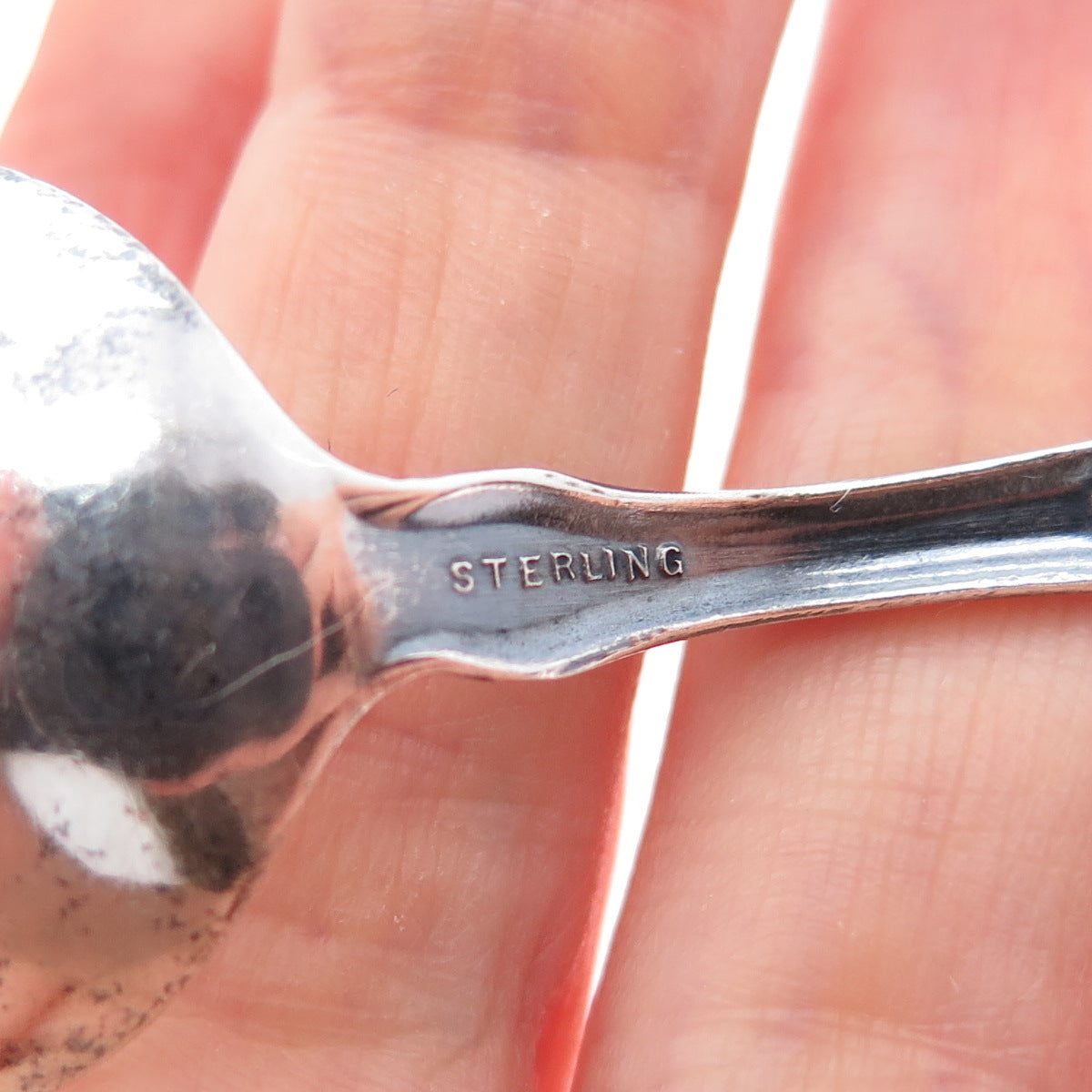 925 Sterling Silver Antique Art Deco Canada Coat of Arms Coffee Spoon