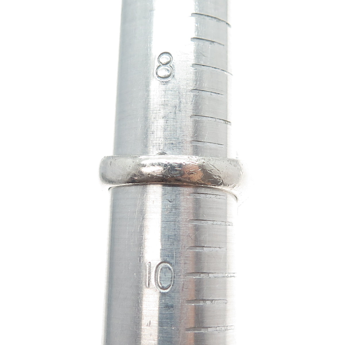 925 Sterling Silver Round-Cut C Z Sparkle Ring Size 9.25