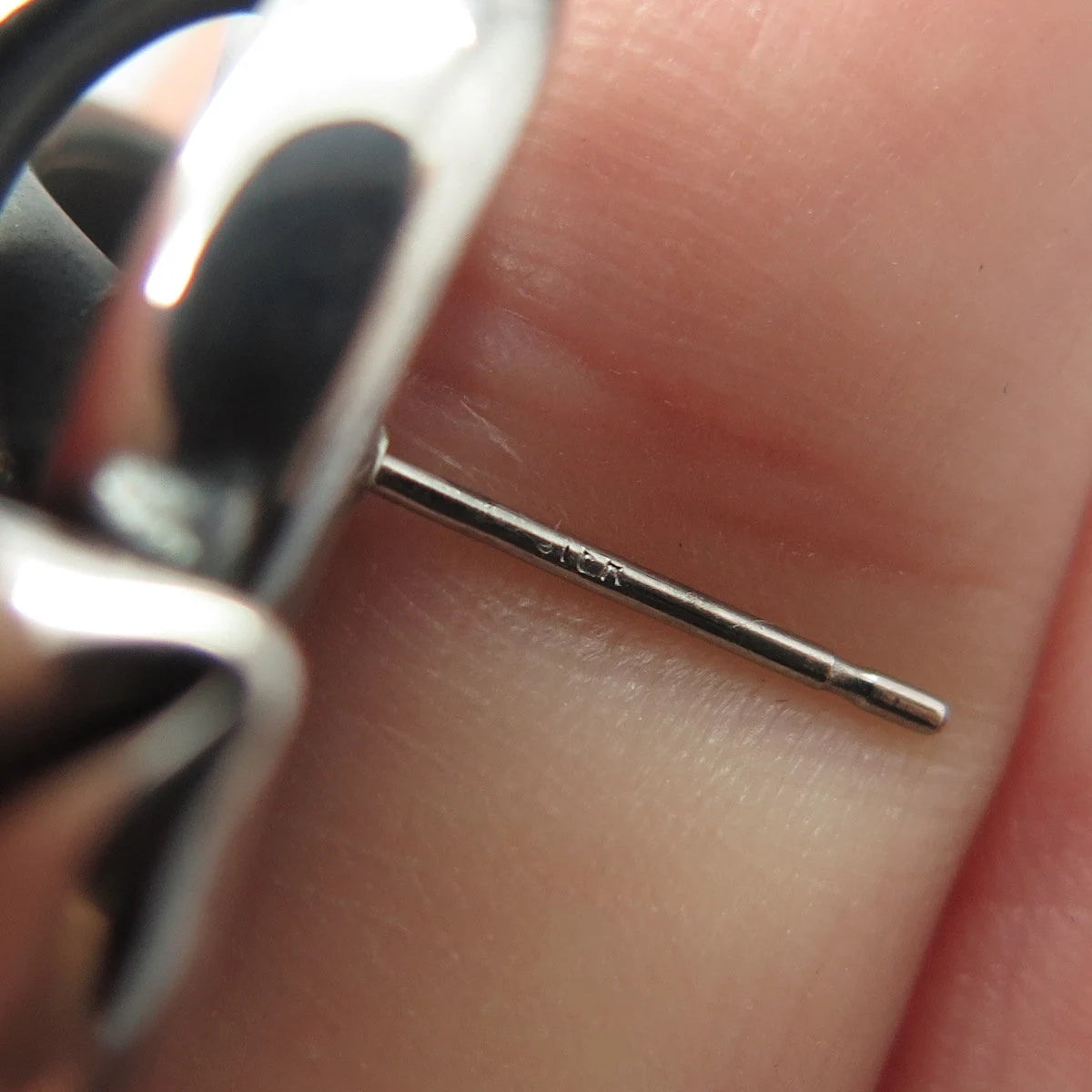 925 Sterling Silver Vintage Modernist Windmill Earrings