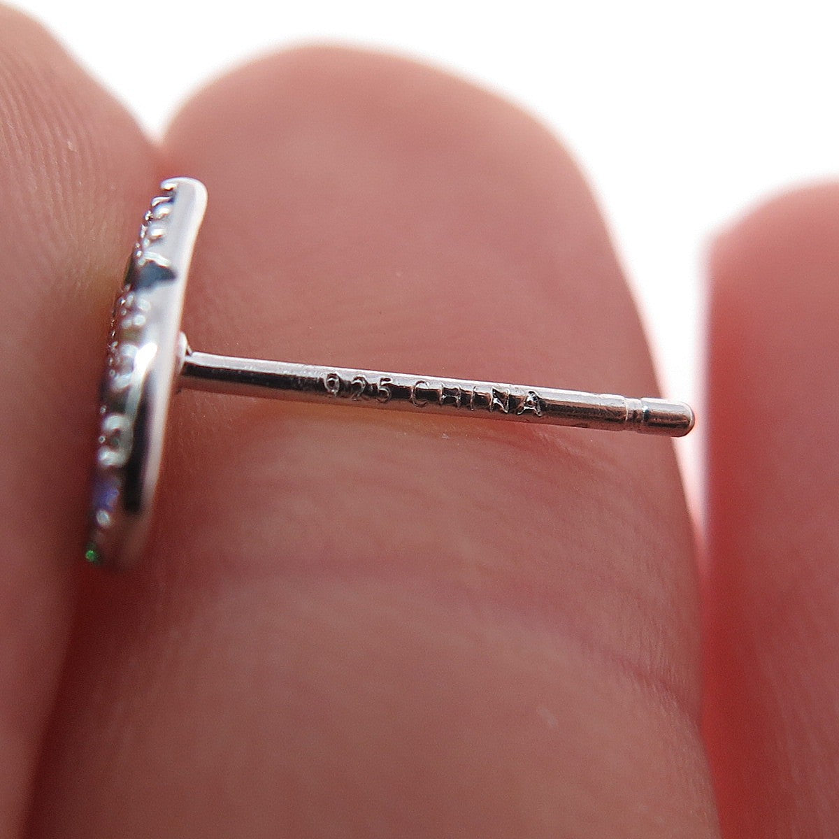 925 Sterling Silver Lab-Created Sapphire Ruby & Multi-Color C Z Heart Earrings