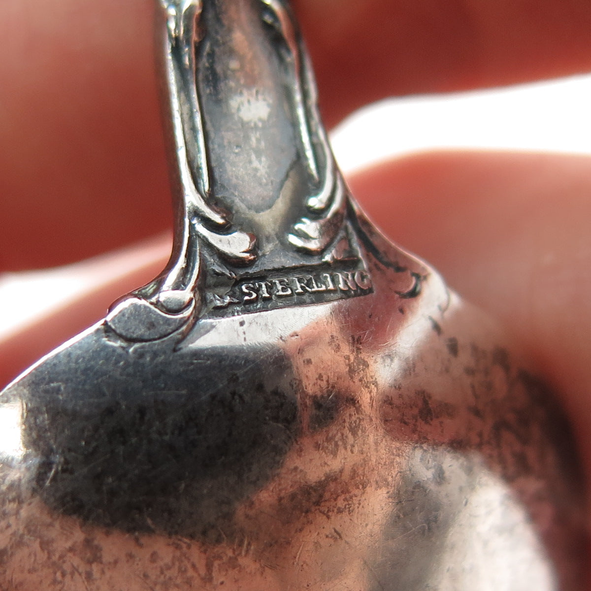 MECHANICS 925 Sterling Silver Antique Cincinnati Fountain Ohio Coffee Spoon