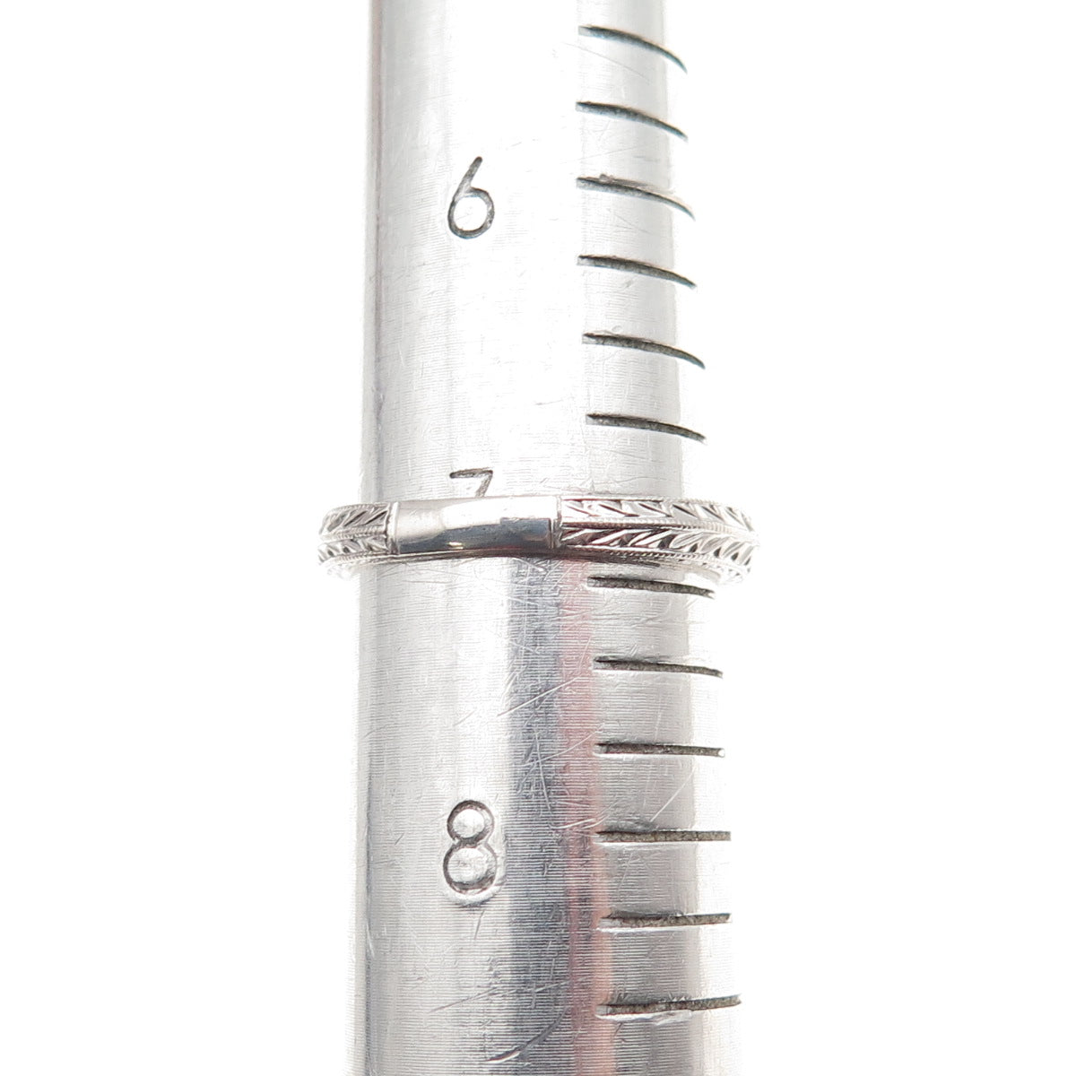 925 Sterling Silver Round-Cut C Z Half Eternity Band Ring Size 7.25