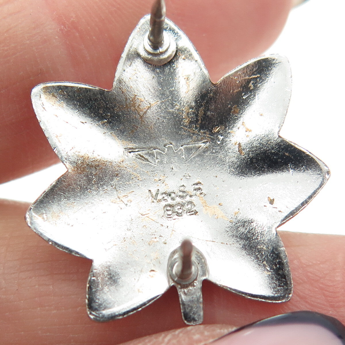 HILBORN 1/20 Silver Filled Antique WWII US Army Officer Pin #832