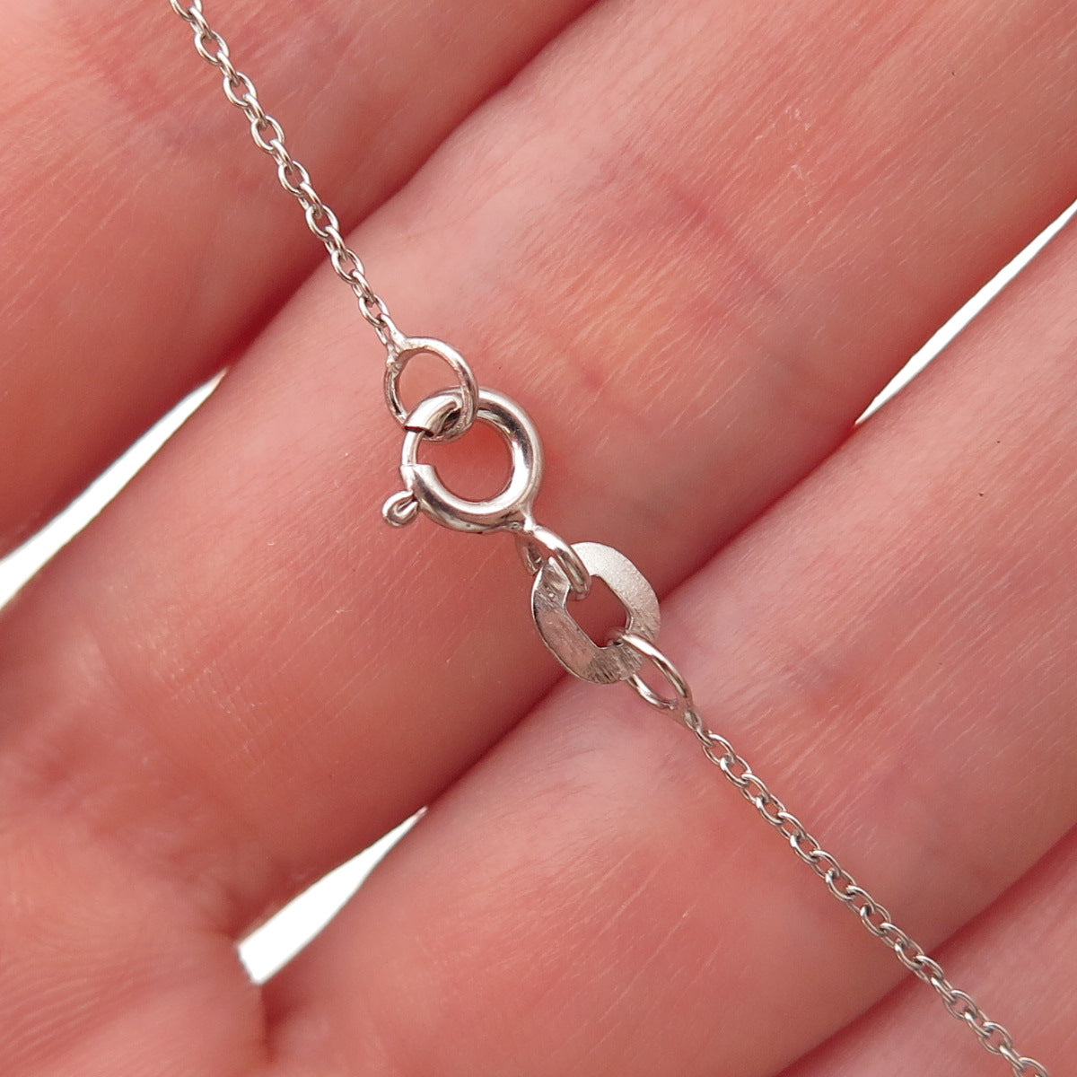 Chuck Clemency 925 Sterling Silver Real Tanzanite White Topaz Chain Necklace 20"