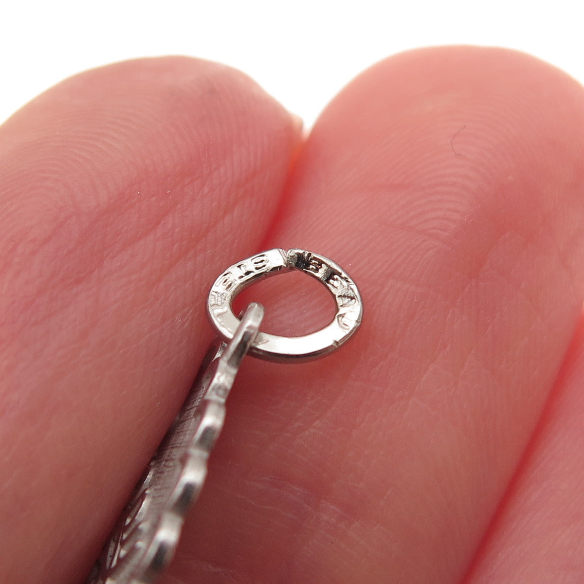 BEAU 925 Sterling Silver Vintage Happy Birthday Charm Pendant