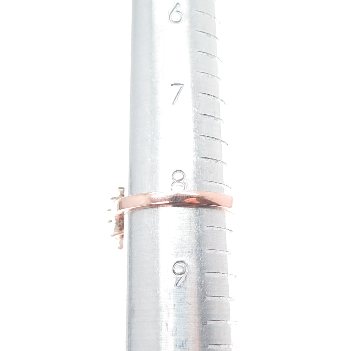 925 Sterling Silver Rose Gold Plated Real Smoky Quartz & C Z Ring Size 8.25