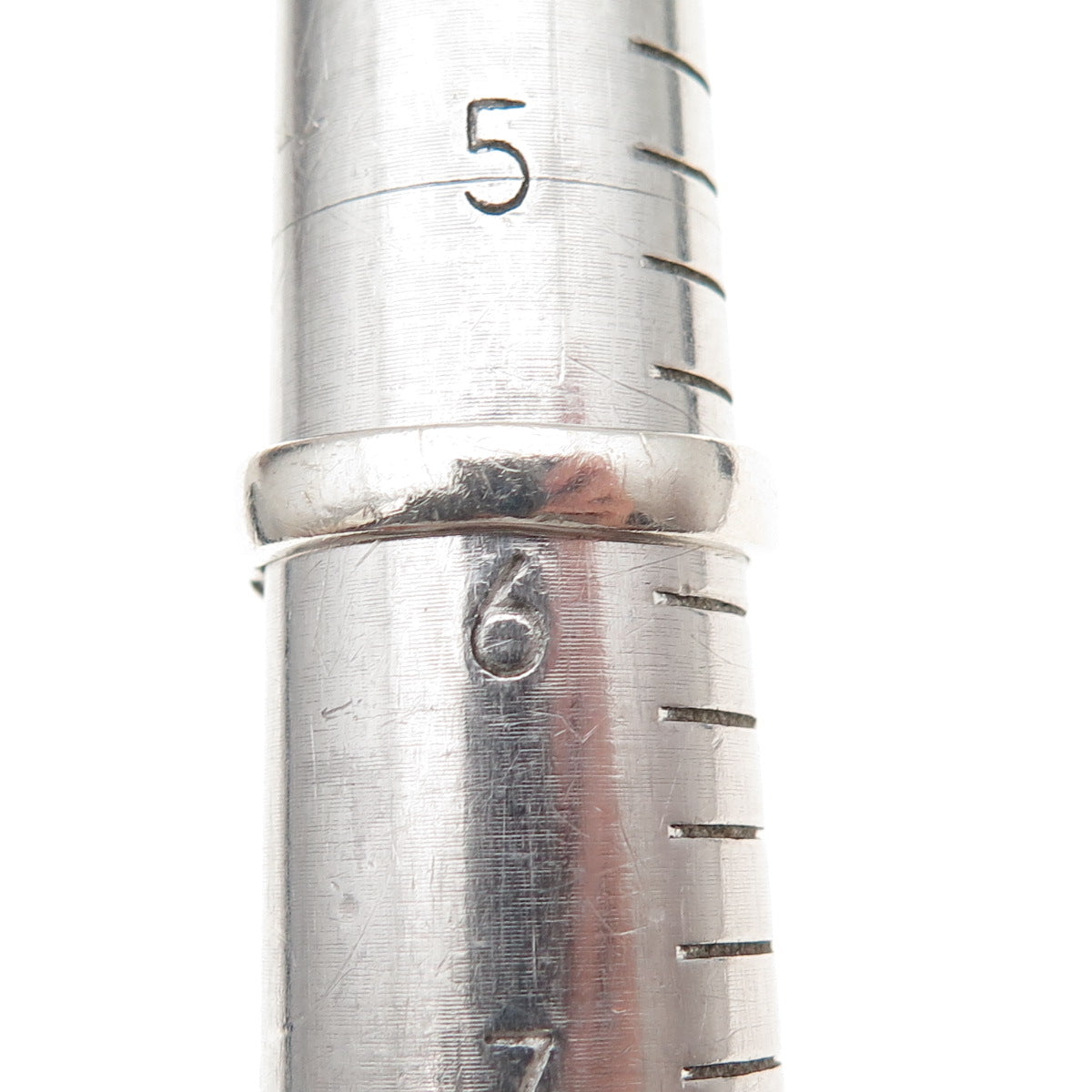 925 Sterling Silver Vintage Love Oxidized Ring Size 6