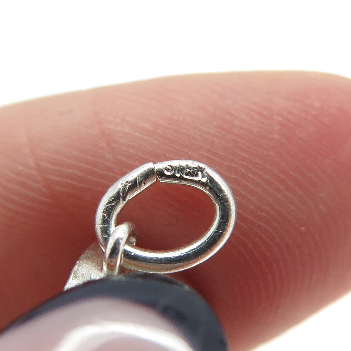 925 Sterling Silver Antique Art Deco Rickshaw Carriage 3D Pendant