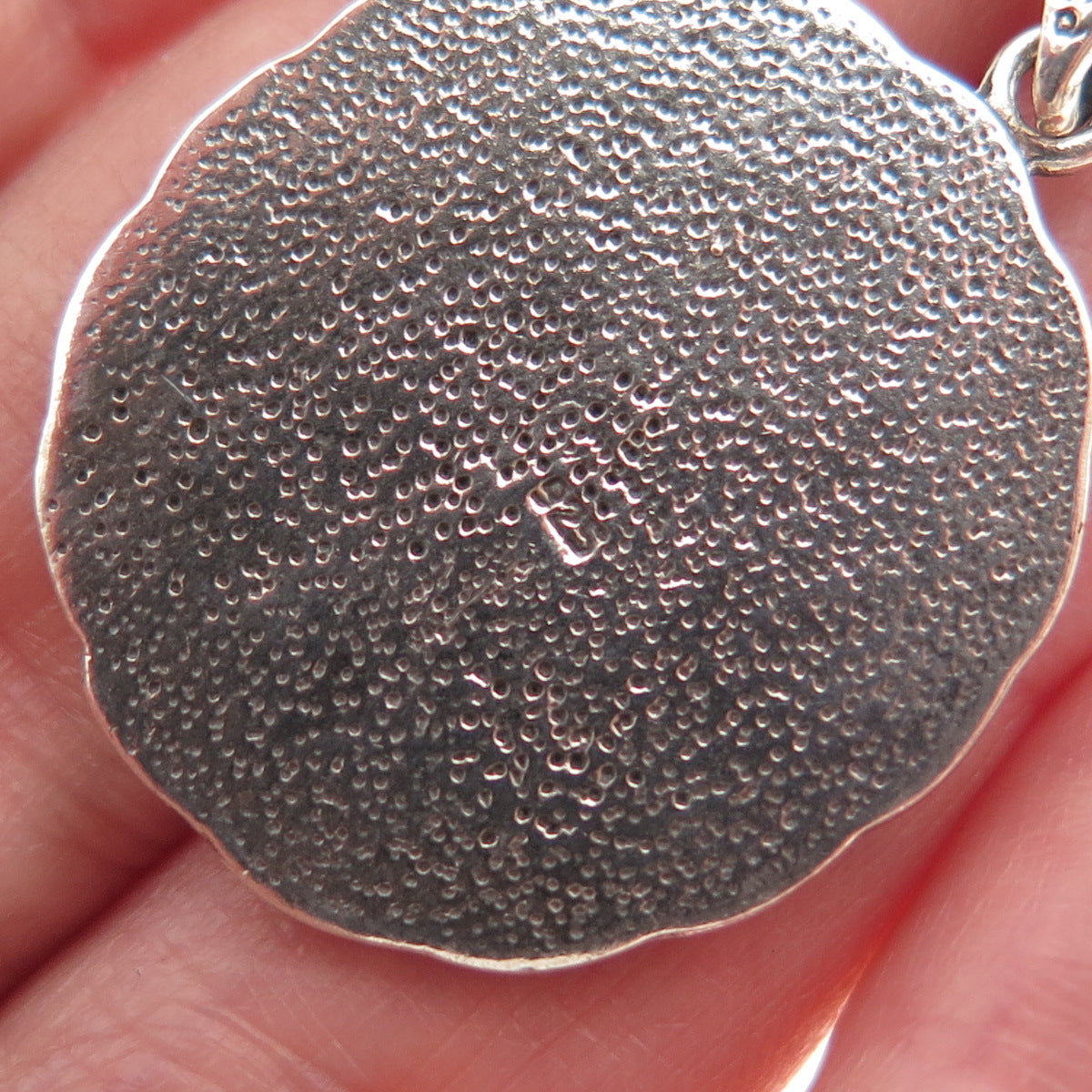 Peter Stone Sterling Silver Vintage Nile River Goddess Oxidized Charm Pendant