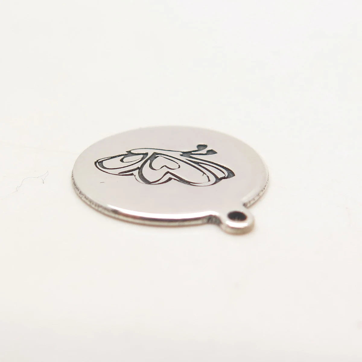 925 Sterling Silver USA Two In Town Butterfly Charm Pendant