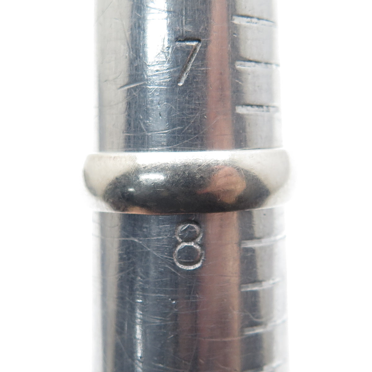 925 Sterling Silver Vintage Infinity Ring Size 7.75
