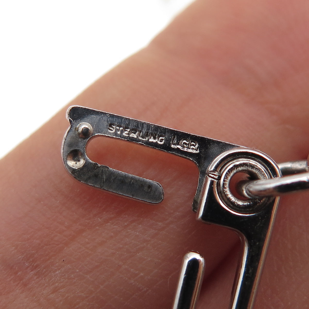 LGB BALFOUR 925 Sterling Silver Vintage Curb Link Bracelet 7"