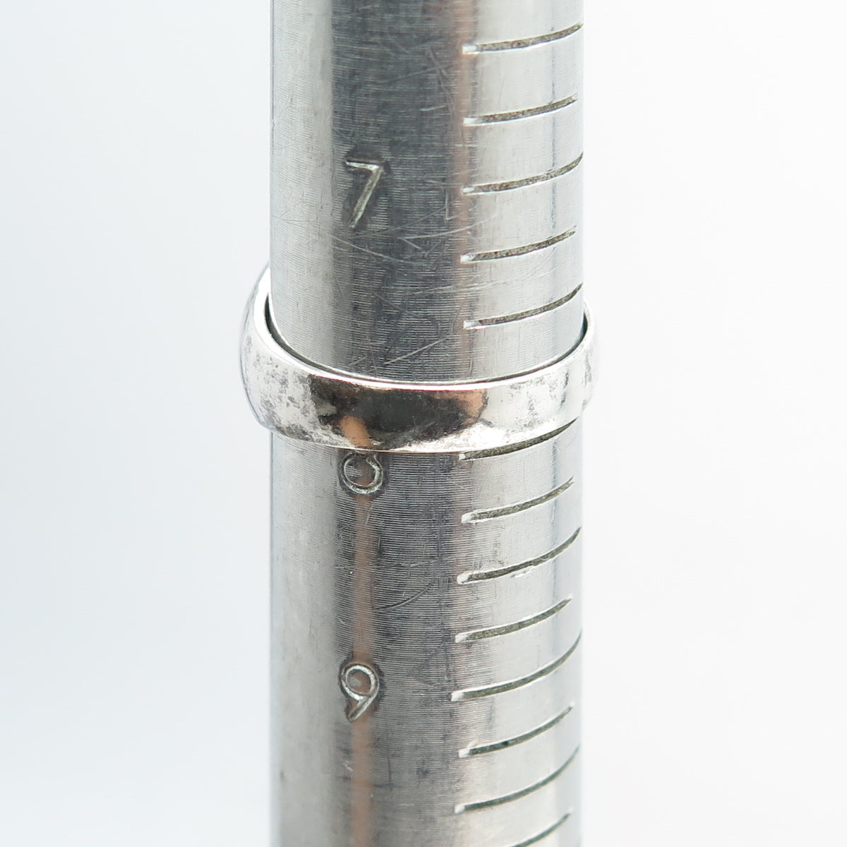 925 Sterling Silver Vintage Rainbow Enamel "Happy Pride" Signet Ring Size 8