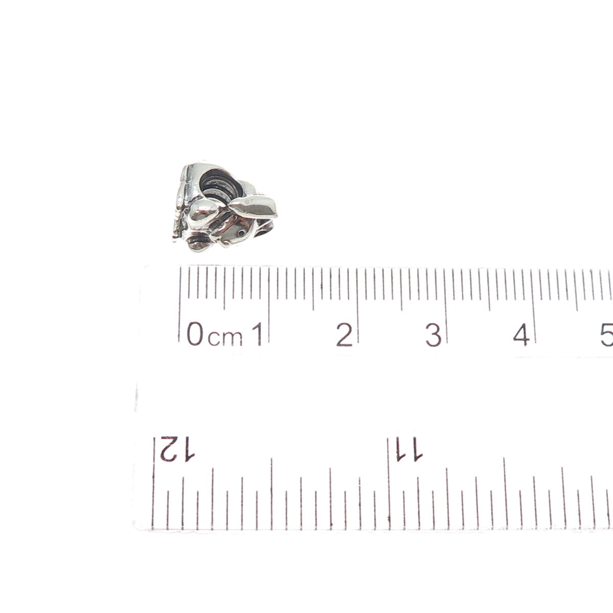 PANDORA 925 Sterling Silver Nini the Rabbit Slide Bead Charm