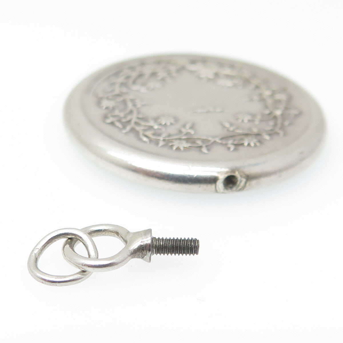 925 Sterling Silver Vintage Tree of Life Eagle Bird Interchangeable Fob