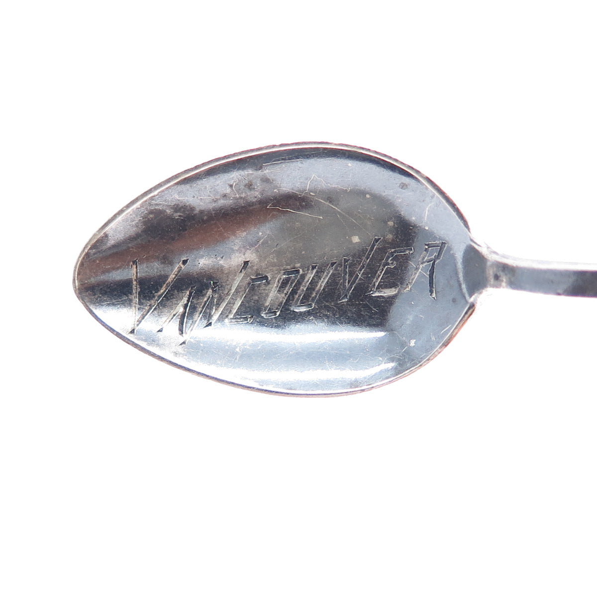 CARON BROS 925 Sterling Silver Antique Art Deco Vancouver Canada Coffee Spoon