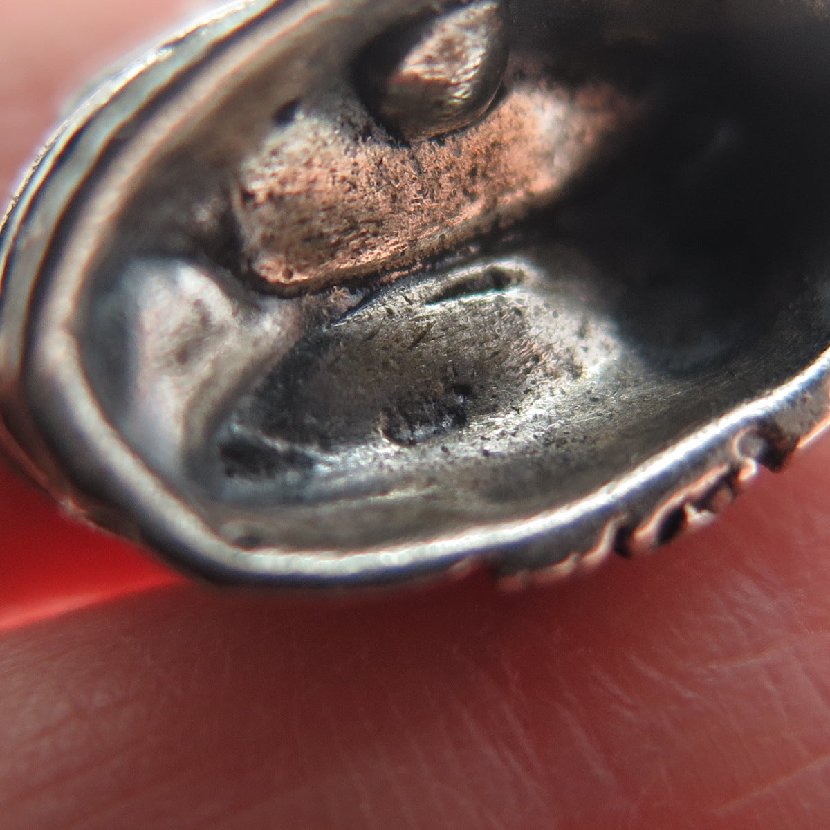 800 Silver Vintage Colosseum Oxidized Minimalist 3D Charm Pendant