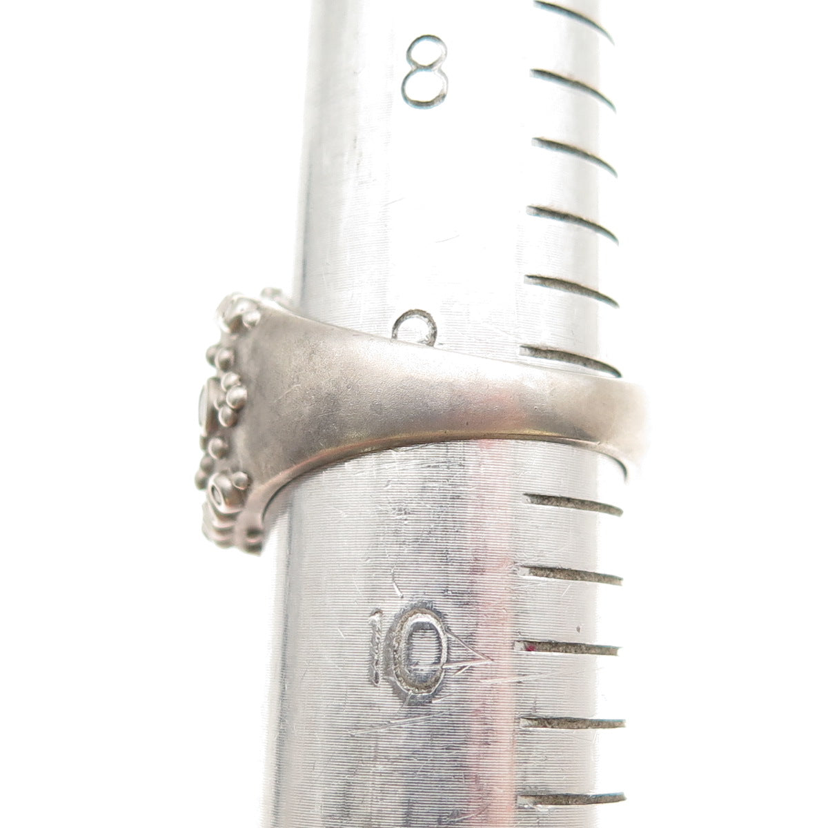 925 Sterling Silver Real Opal Blue Topaz & C Z Ring Size 9.25