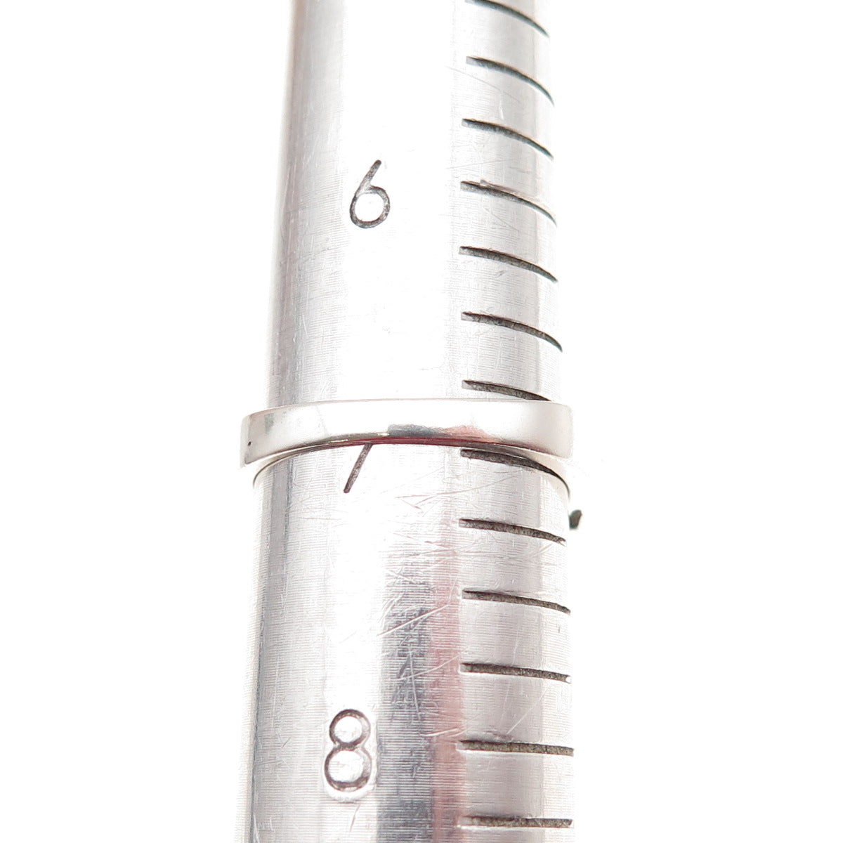 DBJ Dee Berkle Sterling Silver Vintage Emerald-Cut C Z Engagement Ring Size 7