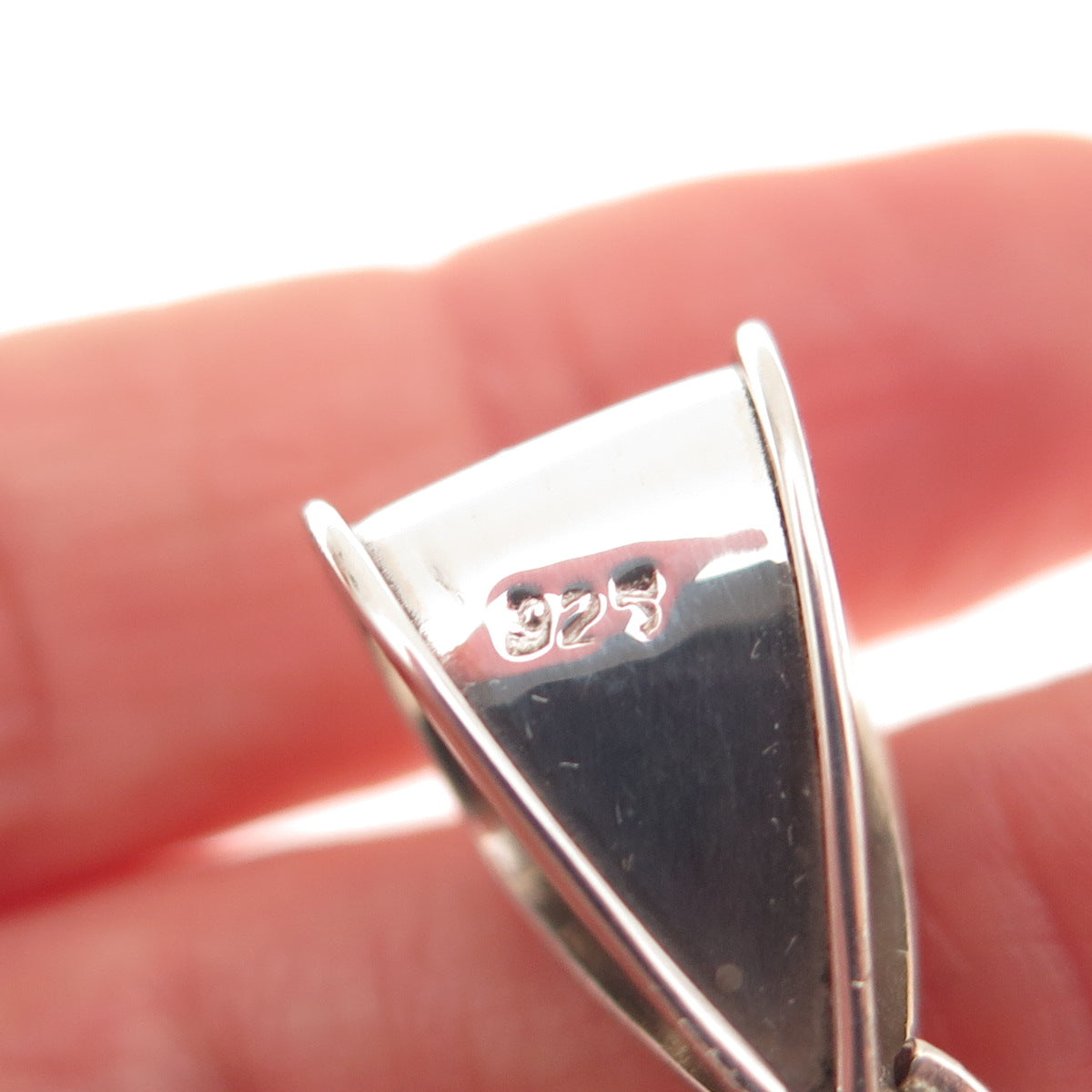 925 Sterling Silver Vintage Real Amethyst Stalactite Large 32.0g Pendant